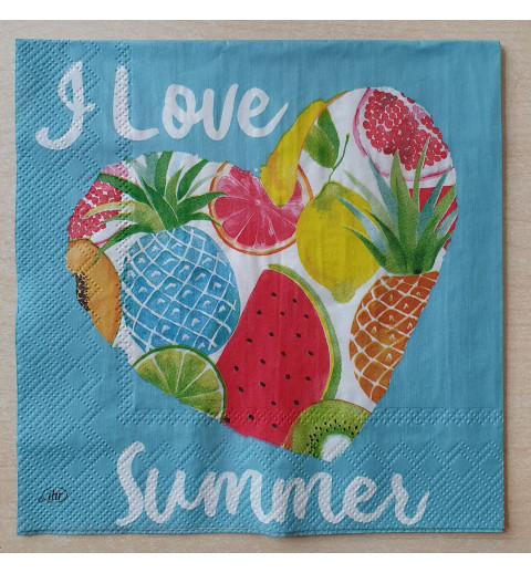 Servietten Love Summer
