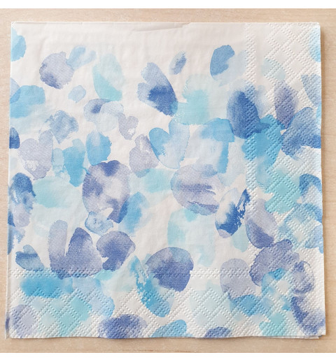 Servietten Muster blau/türkis