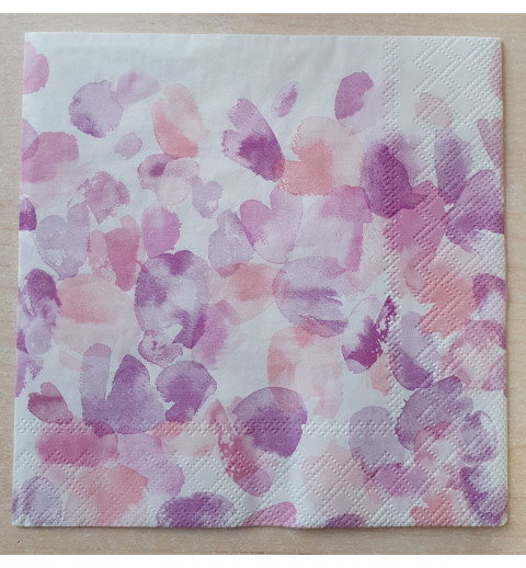 Servietten Muster rosa/lila