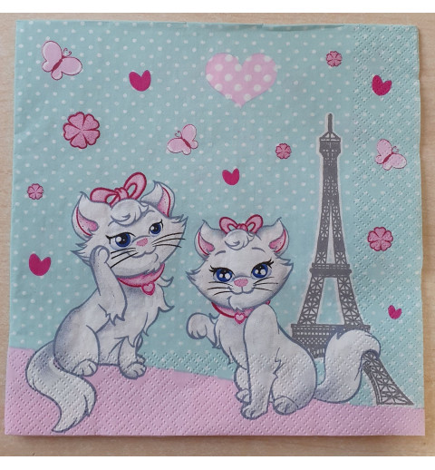 Servietten Katzen
