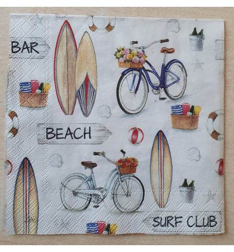 Servietten Surfbrett