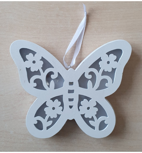Holz Schmetterling mit Led