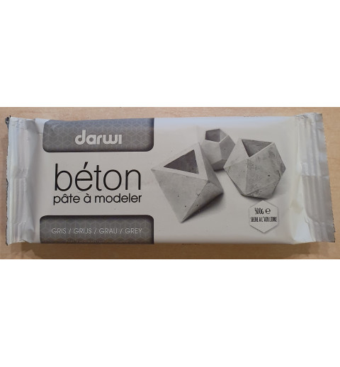 Beton Modelliermasse grau