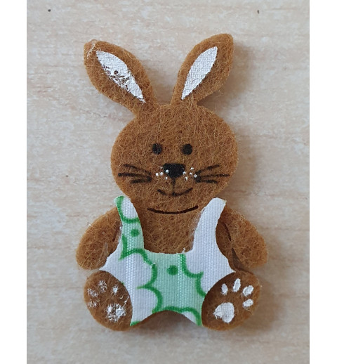 Filz Hase grün