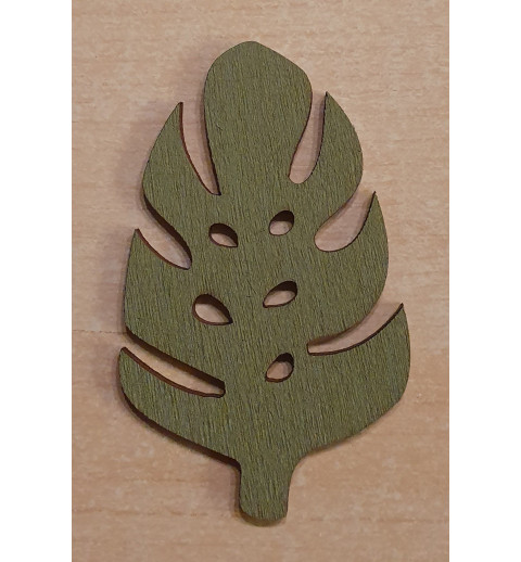 Holz Blatt olive
