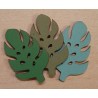 Holz Blatt olive
