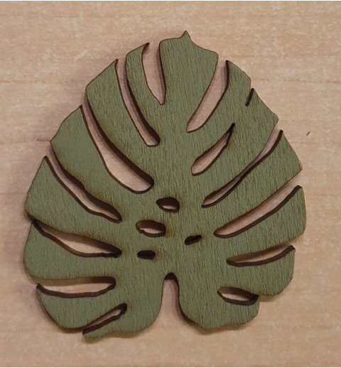 Holz Blatt olive