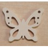 Holz Schmetterling creme