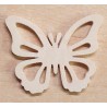 Holz Schmetterling weiss