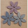 Holz Blume hellblau