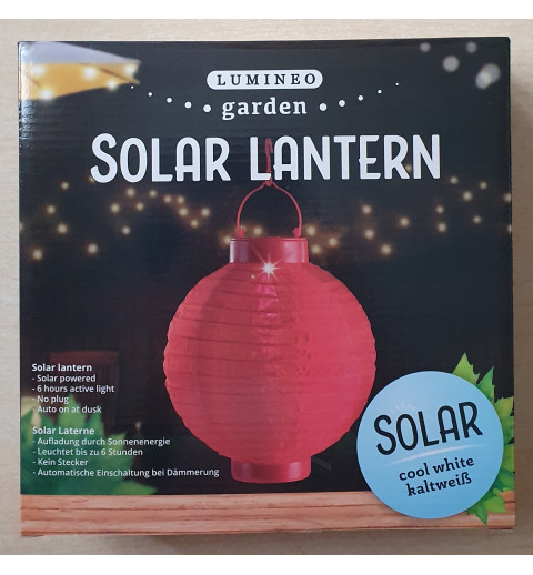 Solar Lampion rot