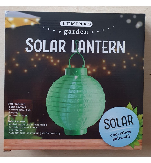 Solar Lampion grün