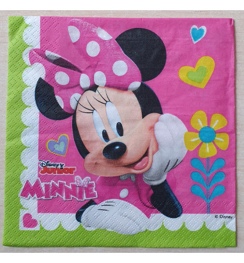 Serviette Mini Maus und Daisy
