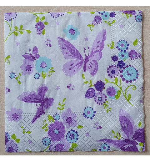 Serviette Schmetterlinge